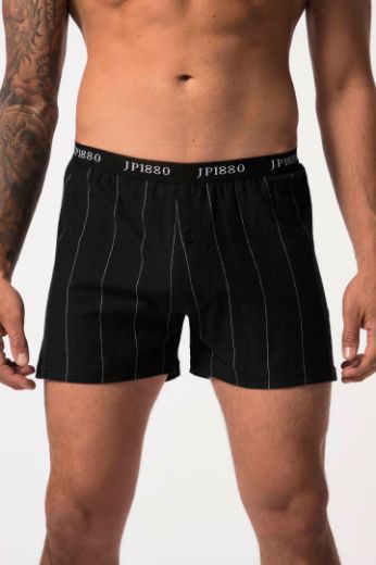 Moda za polnejše Gaće boksy 2 komada s prugama plus velikost, xxl, Ulla Popken in Johann Popken (JP1880)