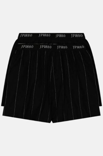 Moda za polnejše Gaće boksy 2 komada s prugama plus velikost, xxl, Ulla Popken in Johann Popken (JP1880)