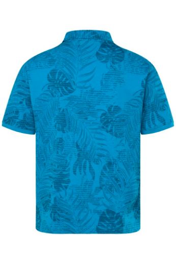Moda za polnejše Majica Polo motiv lišća plus velikost, xxl, Ulla Popken in Johann Popken (JP1880)