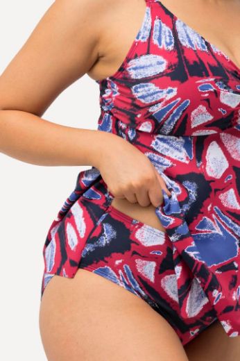 Moda za polnejše Kupaći Kostim Tankini s motivom leptira plus velikost, xxl, Ulla Popken in Johann Popken (JP1880)