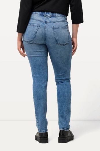 Moda za polnejše Traperice užeg modela nogavica plus velikost, xxl, Ulla Popken in Johann Popken (JP1880)