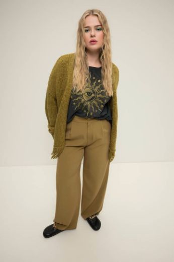 Moda za polnejše Kardigan s resicama plus velikost, xxl, Ulla Popken in Johann Popken (JP1880)