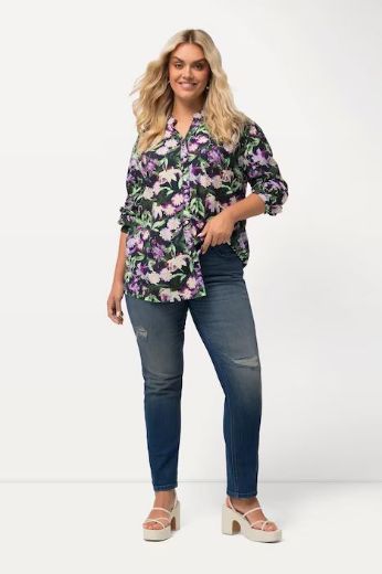 Moda za polnejše Traperice uništenog efekta plus velikost, xxl, Ulla Popken in Johann Popken (JP1880)