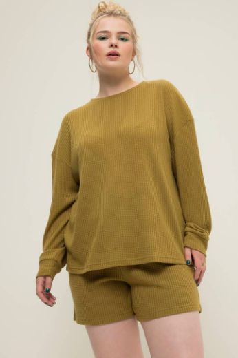 Moda za polnejše Pidžama dugih rukava i kratkih nogavica plus velikost, xxl, Ulla Popken in Johann Popken (JP1880)