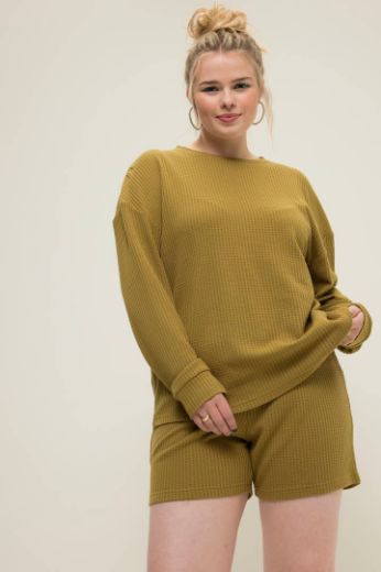Moda za polnejše Pidžama dugih rukava i kratkih nogavica plus velikost, xxl, Ulla Popken in Johann Popken (JP1880)
