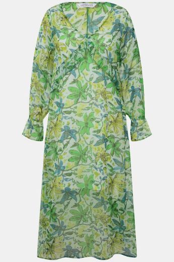 Moda za polnejše Haljina A kroja cvjetnog printa plus velikost, xxl, Ulla Popken in Johann Popken (JP1880)