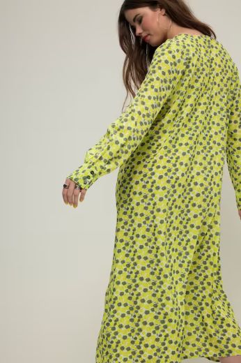 Moda za polnejše Haljina maxi A kroja na kopčanje plus velikost, xxl, Ulla Popken in Johann Popken (JP1880)