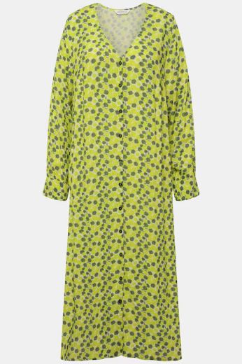 Moda za polnejše Haljina maxi A kroja na kopčanje plus velikost, xxl, Ulla Popken in Johann Popken (JP1880)