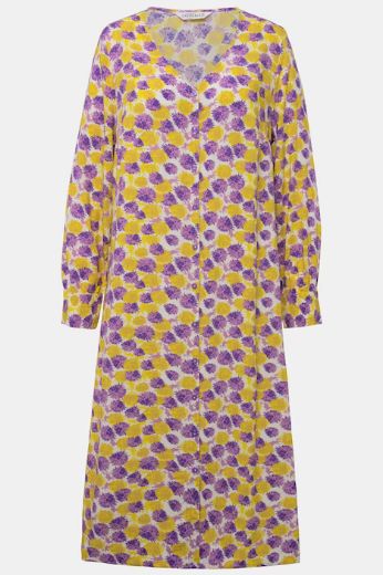 Moda za polnejše Haljina maxi A kroja na kopčanje plus velikost, xxl, Ulla Popken in Johann Popken (JP1880)