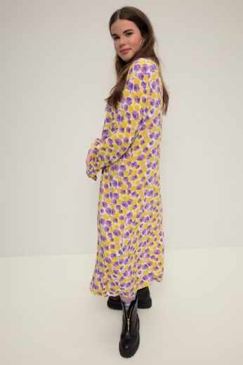 Moda za polnejše Haljina maxi A kroja na kopčanje plus velikost, xxl, Ulla Popken in Johann Popken (JP1880)