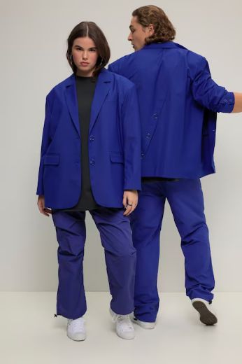 Moda za polnejše Sako lagani širi kroj s gumbima na leđima plus velikost, xxl, Ulla Popken in Johann Popken (JP1880)