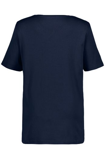 Moda za polnejše Majica V ovratnika kratkih rukava plus velikost, xxl, Ulla Popken in Johann Popken (JP1880)