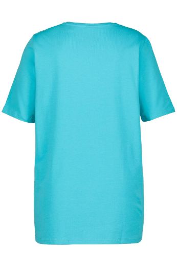 Moda za polnejše Majica V izreza A kroja kratkih rukava plus velikost, xxl, Ulla Popken in Johann Popken (JP1880)