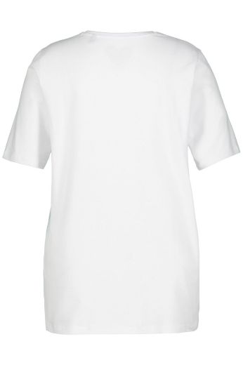 Moda za polnejše Majica V izreza A kroja kratkih rukava plus velikost, xxl, Ulla Popken in Johann Popken (JP1880)