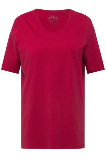 Moda za polnejše Majica V izreza A kroja kratkih rukava plus velikost, xxl, Ulla Popken in Johann Popken (JP1880)