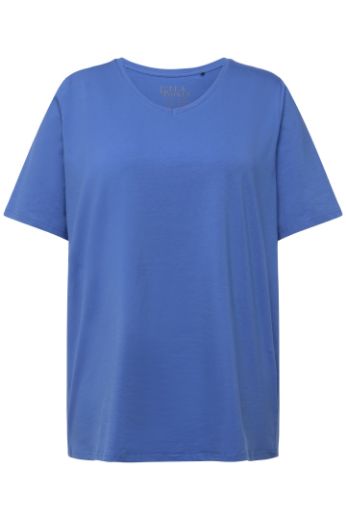 Moda za polnejše Majica V izreza A kroja kratkih rukava plus velikost, xxl, Ulla Popken in Johann Popken (JP1880)