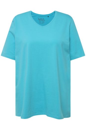 Moda za polnejše Majica V izreza A kroja kratkih rukava plus velikost, xxl, Ulla Popken in Johann Popken (JP1880)
