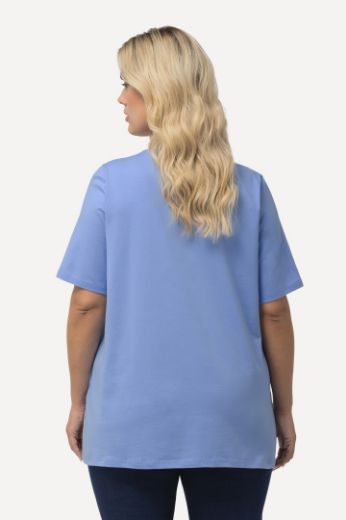 Moda za polnejše Majica V izreza A kroja kratkih rukava plus velikost, xxl, Ulla Popken in Johann Popken (JP1880)