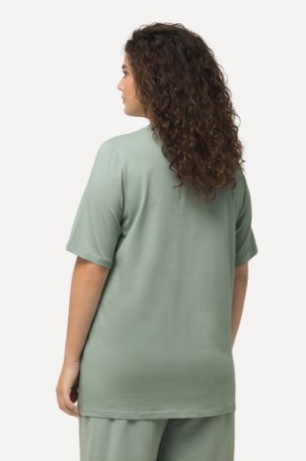 Moda za polnejše Majica V izreza A kroja kratkih rukava plus velikost, xxl, Ulla Popken in Johann Popken (JP1880)