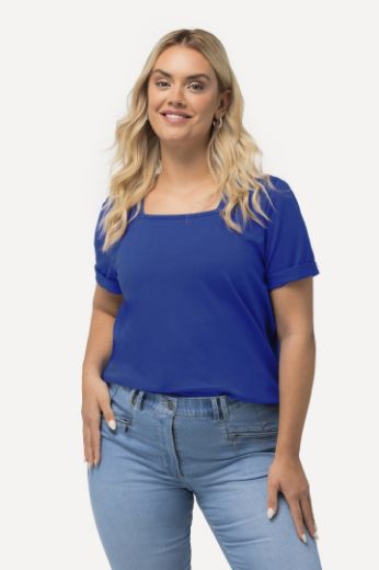 Moda za polnejše Majica kratkih rukava A kroja plus velikost, xxl, Ulla Popken in Johann Popken (JP1880)