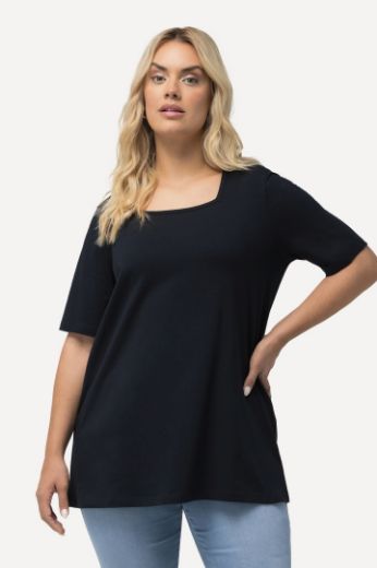 Moda za polnejše Majica kratkih rukava A kroja plus velikost, xxl, Ulla Popken in Johann Popken (JP1880)