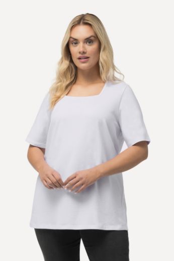 Moda za polnejše Majica kratkih rukava A kroja plus velikost, xxl, Ulla Popken in Johann Popken (JP1880)