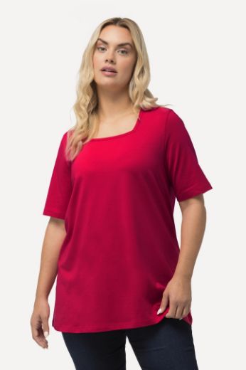 Moda za polnejše Majica kratkih rukava A kroja plus velikost, xxl, Ulla Popken in Johann Popken (JP1880)