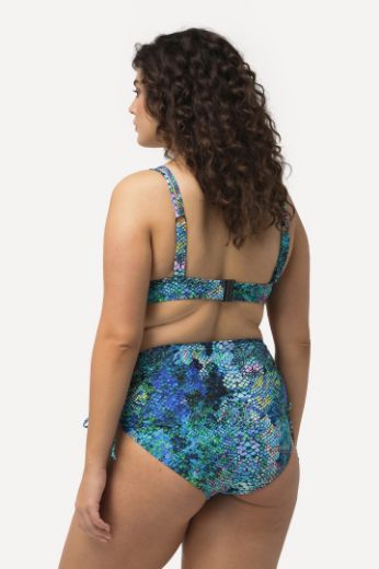 Moda za polnejše Kupaći kostim dvodijelni životinjskog printa plus velikost, xxl, Ulla Popken in Johann Popken (JP1880)