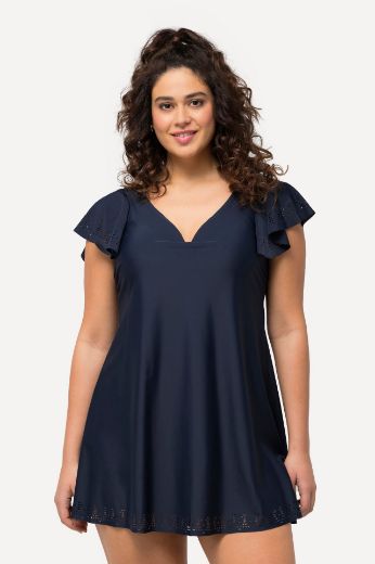 Moda za polnejše Kupaći kostim haljina s rukavima plus velikost, xxl, Ulla Popken in Johann Popken (JP1880)
