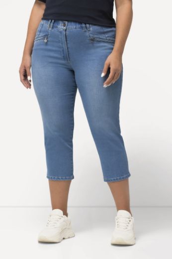 Moda za polnejše Hlače Mony 7/8 plus velikost, xxl, Ulla Popken in Johann Popken (JP1880)