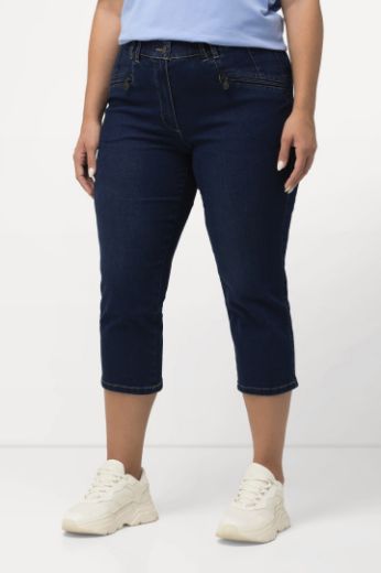 Moda za polnejše Hlače Mony 7/8 plus velikost, xxl, Ulla Popken in Johann Popken (JP1880)