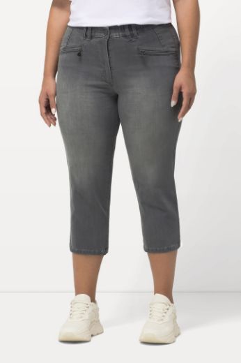 Moda za polnejše Hlače Mony 7/8 plus velikost, xxl, Ulla Popken in Johann Popken (JP1880)