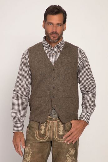 Moda za polnejše Prsluk klasični plus velikost, xxl, Ulla Popken in Johann Popken (JP1880)