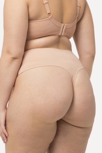 Moda za polnejše Gaćice tanga s dosatkom ukrasne čipke plus velikost, xxl, Ulla Popken in Johann Popken (JP1880)