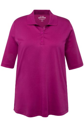 Moda za polnejše Majica Polo kratkih rukava plus velikost, xxl, Ulla Popken in Johann Popken (JP1880)