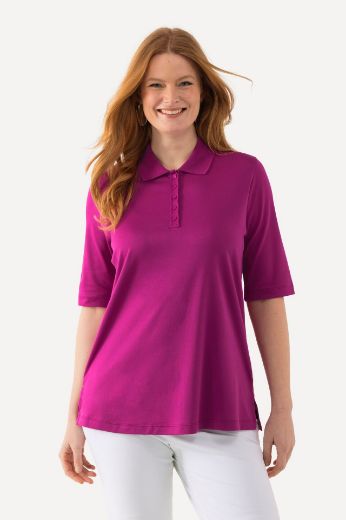 Moda za polnejše Majica Polo kratkih rukava plus velikost, xxl, Ulla Popken in Johann Popken (JP1880)