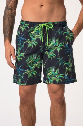 Moda za polnejše Kupaće gaće bermude s printom palmi plus velikost, xxl, Ulla Popken in Johann Popken (JP1880)