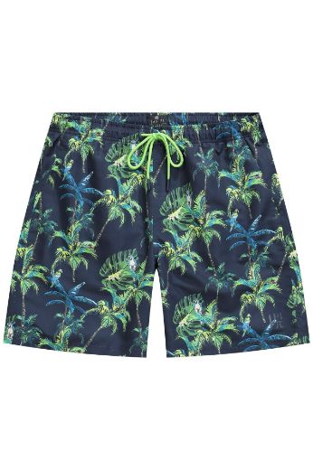 Moda za polnejše Kupaće gaće bermude s printom palmi plus velikost, xxl, Ulla Popken in Johann Popken (JP1880)