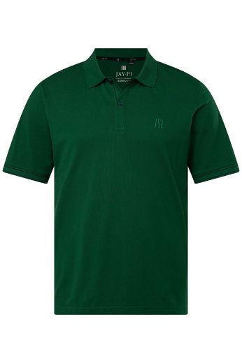 Moda za polnejše Majica Polo s prugama na obrubu rukava plus velikost, xxl, Ulla Popken in Johann Popken (JP1880)