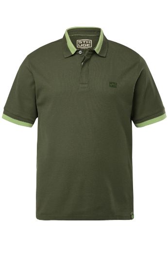 Moda za polnejše Majica Polo kratkih rukava plus velikost, xxl, Ulla Popken in Johann Popken (JP1880)