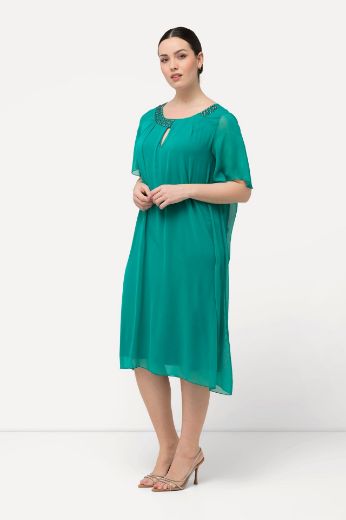 Moda za polnejše Haljina elegantna s ukrasnim dodacima na ovratniku plus velikost, xxl, Ulla Popken in Johann Popken (JP1880)