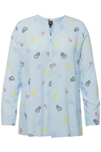 Moda za polnejše Bluza dugih rukava s printom plus velikost, xxl, Ulla Popken in Johann Popken (JP1880)