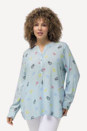 Moda za polnejše Bluza dugih rukava s printom plus velikost, xxl, Ulla Popken in Johann Popken (JP1880)