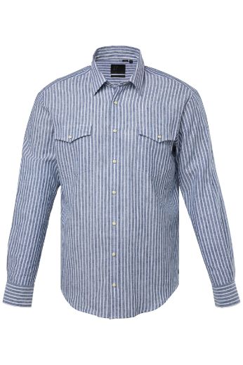 Moda za polnejše Košulja lanena plus velikost, xxl, Ulla Popken in Johann Popken (JP1880)
