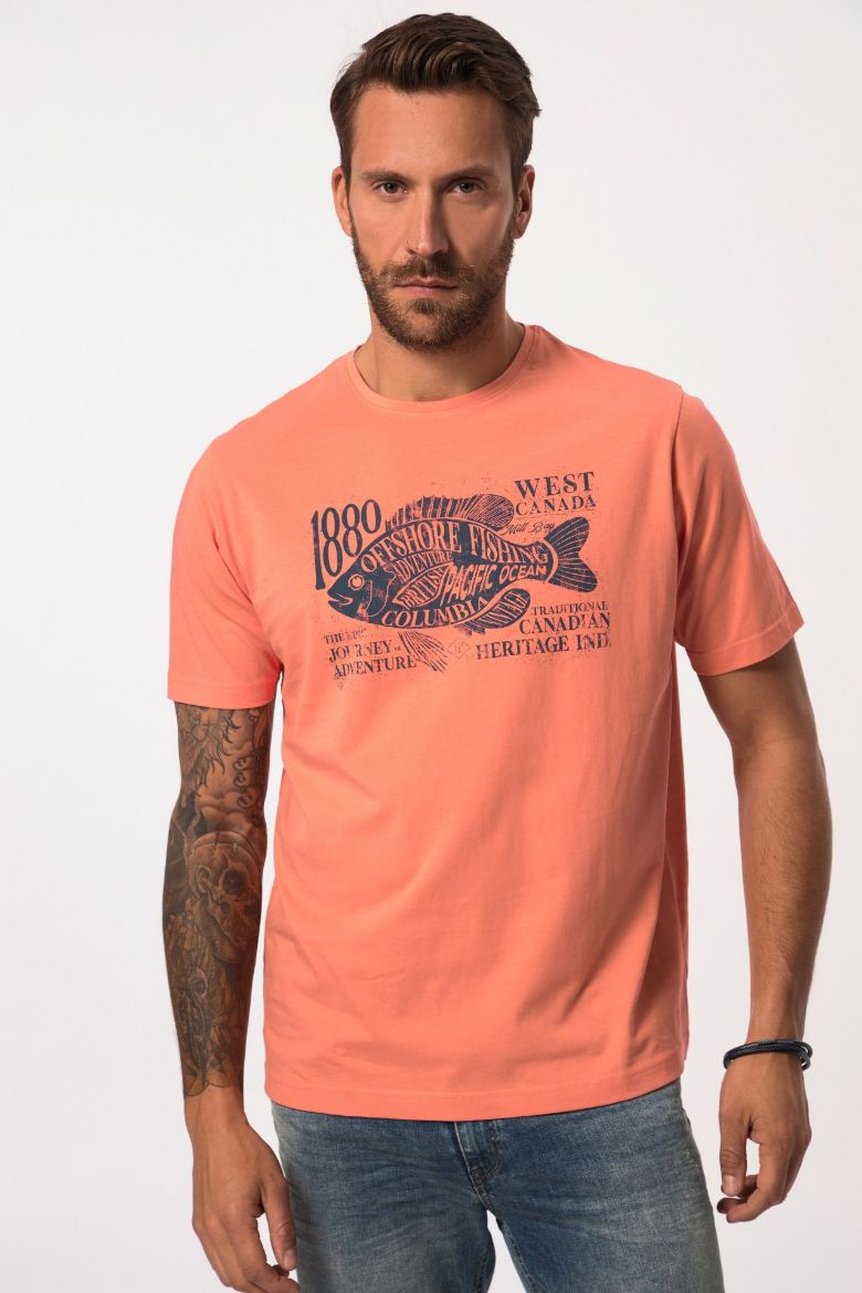 Moda za polnejše Majica kratkih rukava s motivom ribe plus velikost, xxl, Ulla Popken in Johann Popken (JP1880)