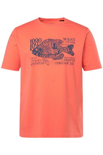 Moda za polnejše Majica kratkih rukava s motivom ribe plus velikost, xxl, Ulla Popken in Johann Popken (JP1880)