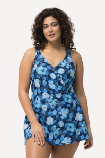 Moda za polnejše Kupaći kostim haljina cvjetnog printa plus velikost, xxl, Ulla Popken in Johann Popken (JP1880)