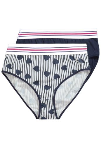 Moda za polnejše Gaćice midi 2 komada plus velikost, xxl, Ulla Popken in Johann Popken (JP1880)