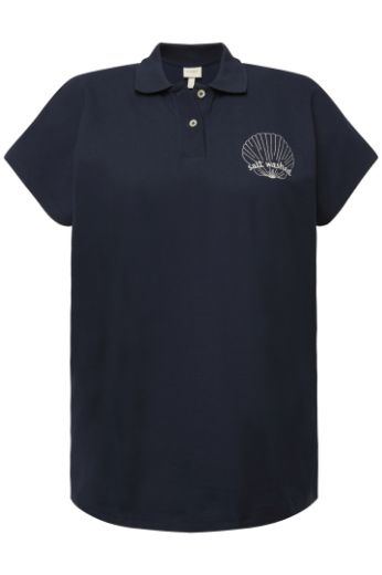 Moda za polnejše Majica Polo kratkih rukava s printom plus velikost, xxl, Ulla Popken in Johann Popken (JP1880)