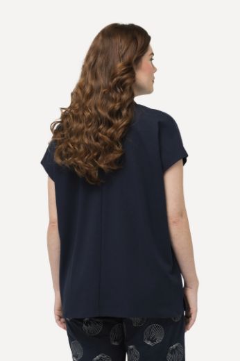 Moda za polnejše Majica Polo kratkih rukava s printom plus velikost, xxl, Ulla Popken in Johann Popken (JP1880)